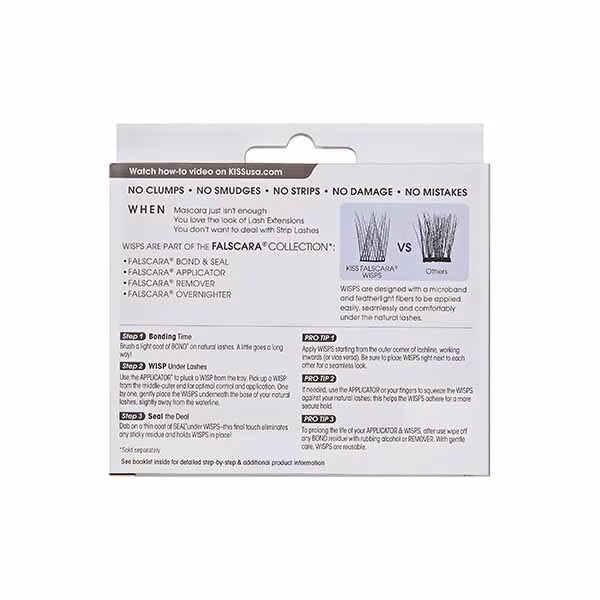 Kiss Eyelash Clusters So Extra Wispies 30 Pack, UK version