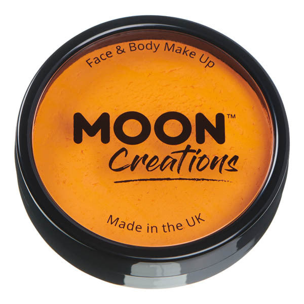 Moon Creations Face Paint Sunshine Orange Cake Pots, imported from the UK