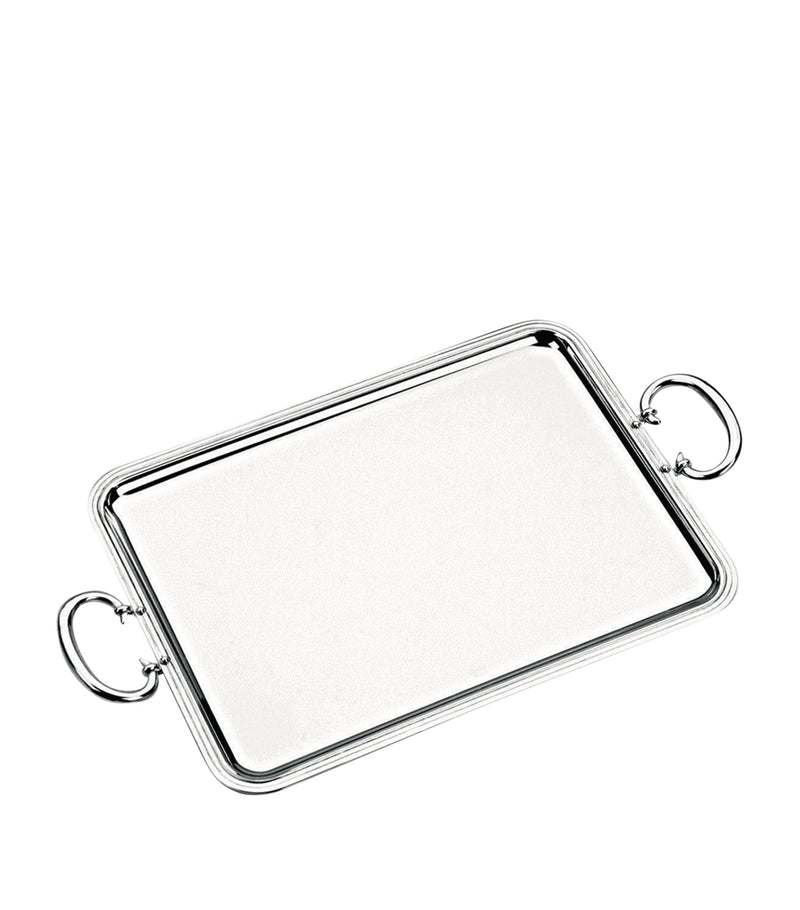 Christofle Silver-Plated Albi Handled Tray (53cm x 42cm)
