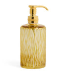 ZODIAC Crystal Amber soap dispenser (British brand)