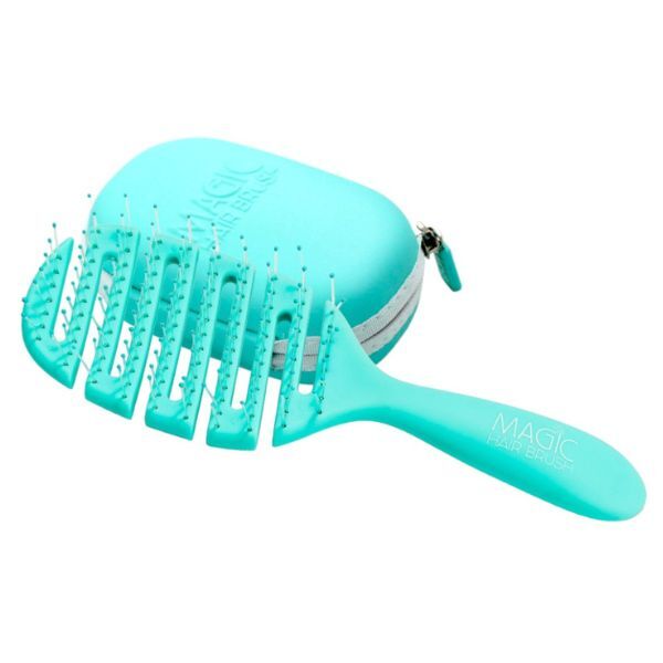 Magic Hair Brush Detangler Sea Green, imported from the UK