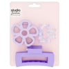 DNR Studio London claw clips purple 3 pack - British product