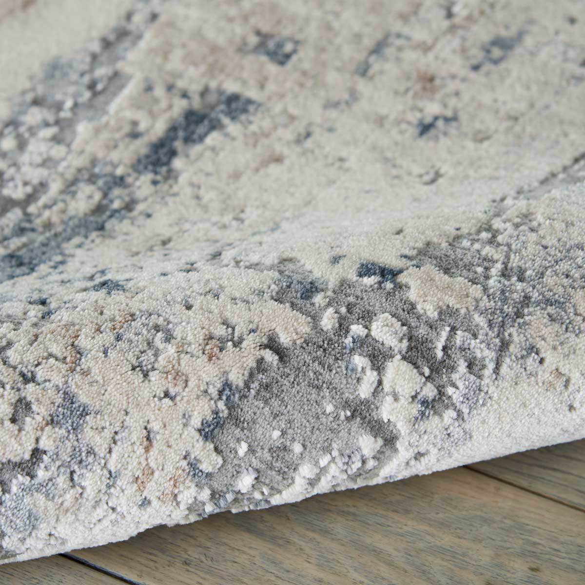 Nourison Rustic Beige & Grey rug imported from the UK