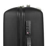 Rock Byron hardside luggage set black 3-piece, imported from the UK