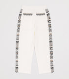 Missoni kids cotton zigzag-trim sweatpants 4-14 years, imported from the UK