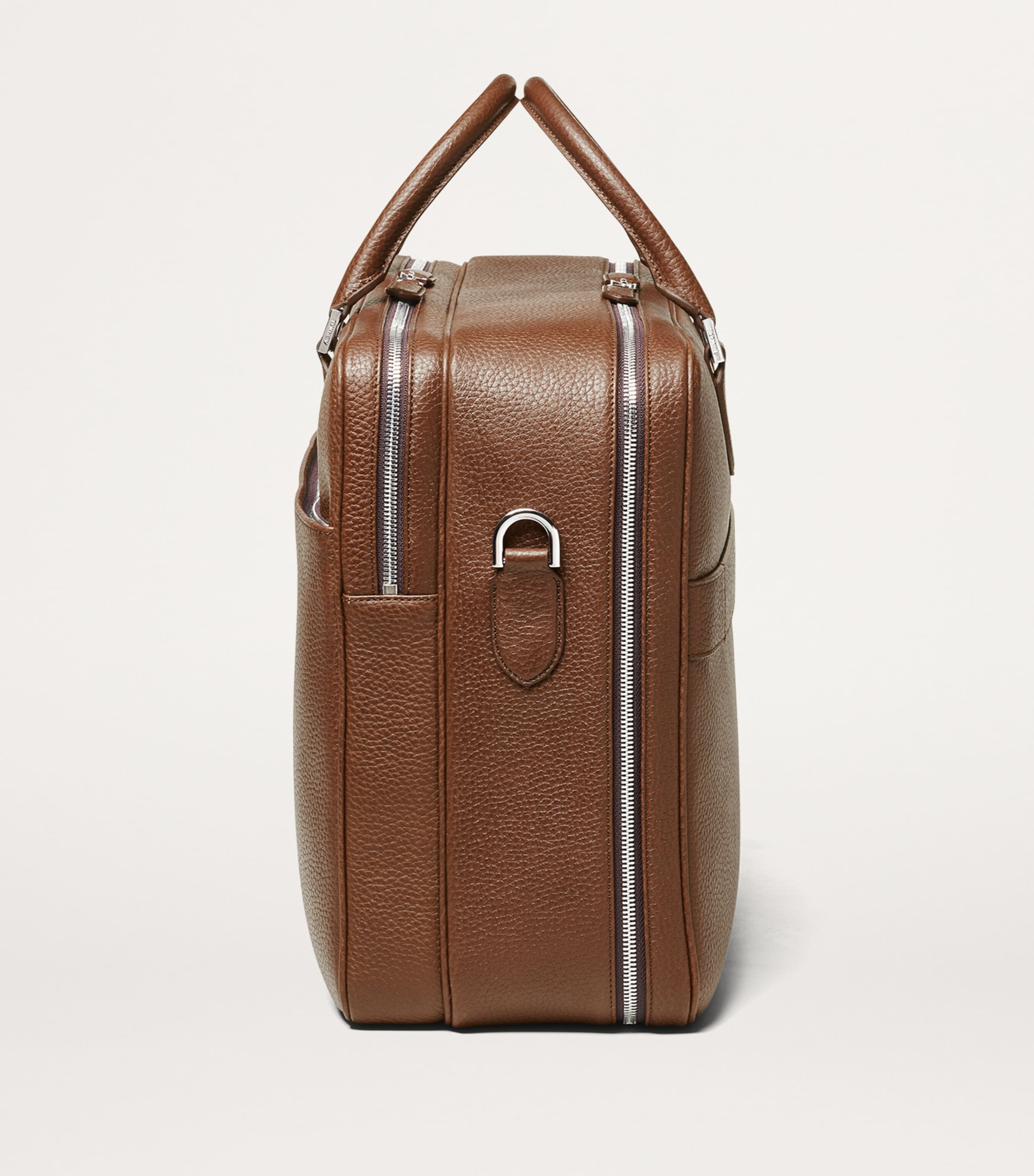 Aspinal Of London Leather 48 Hour Mount Street Travel Bag