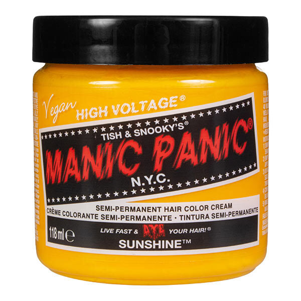 Manic Panic Hair Dye Sunshine 118ml, imported from the UK