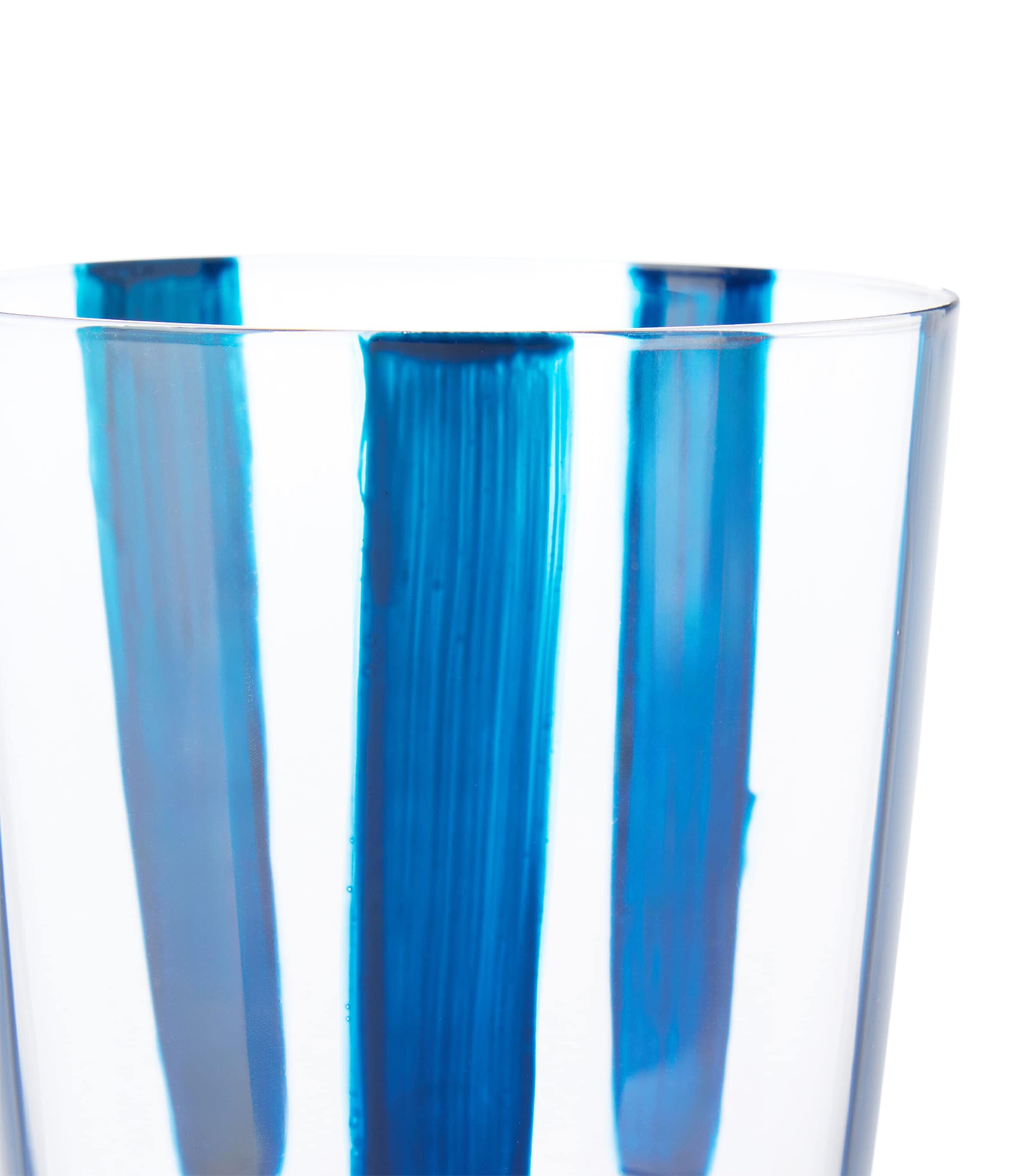 The Conran Shop Nova Stripe glass tumblers 360ml (British brand)