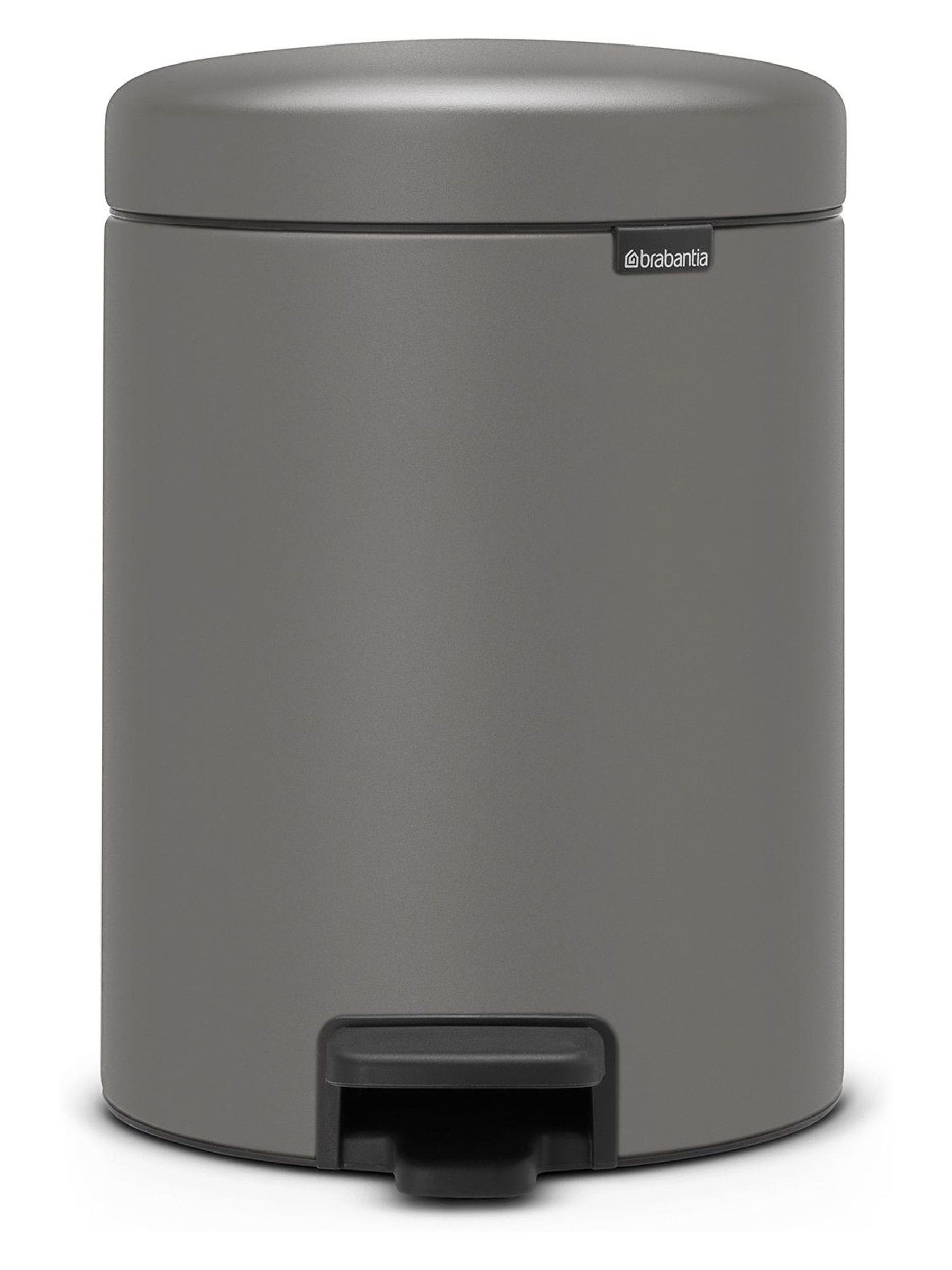 Brabantia Mineral Concrete Grey NewIcon 5L Pedal Bin