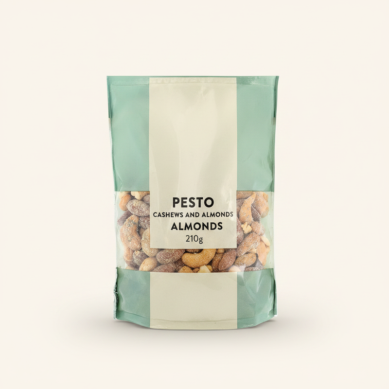 Holland & Barrett Pesto Cashews and Almonds 210g, UK version