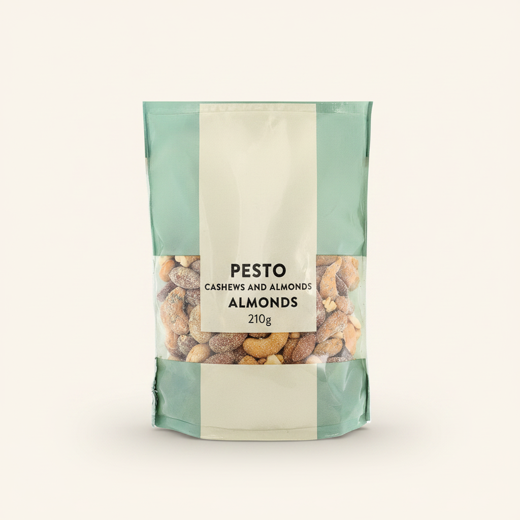 Holland & Barrett Pesto Cashews and Almonds 210g, UK version