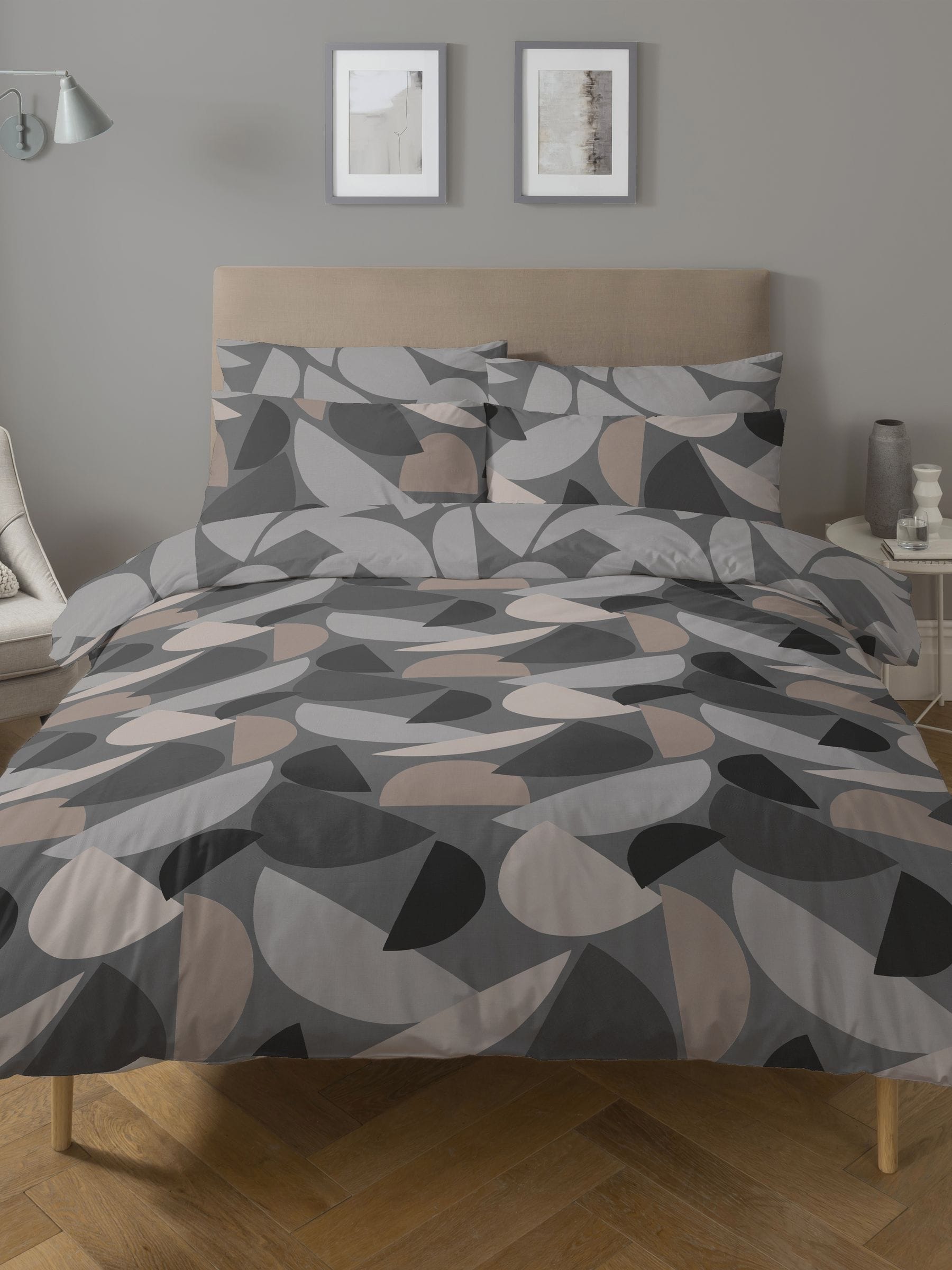 Copenhagen Home charcoal duvet cover set - British product