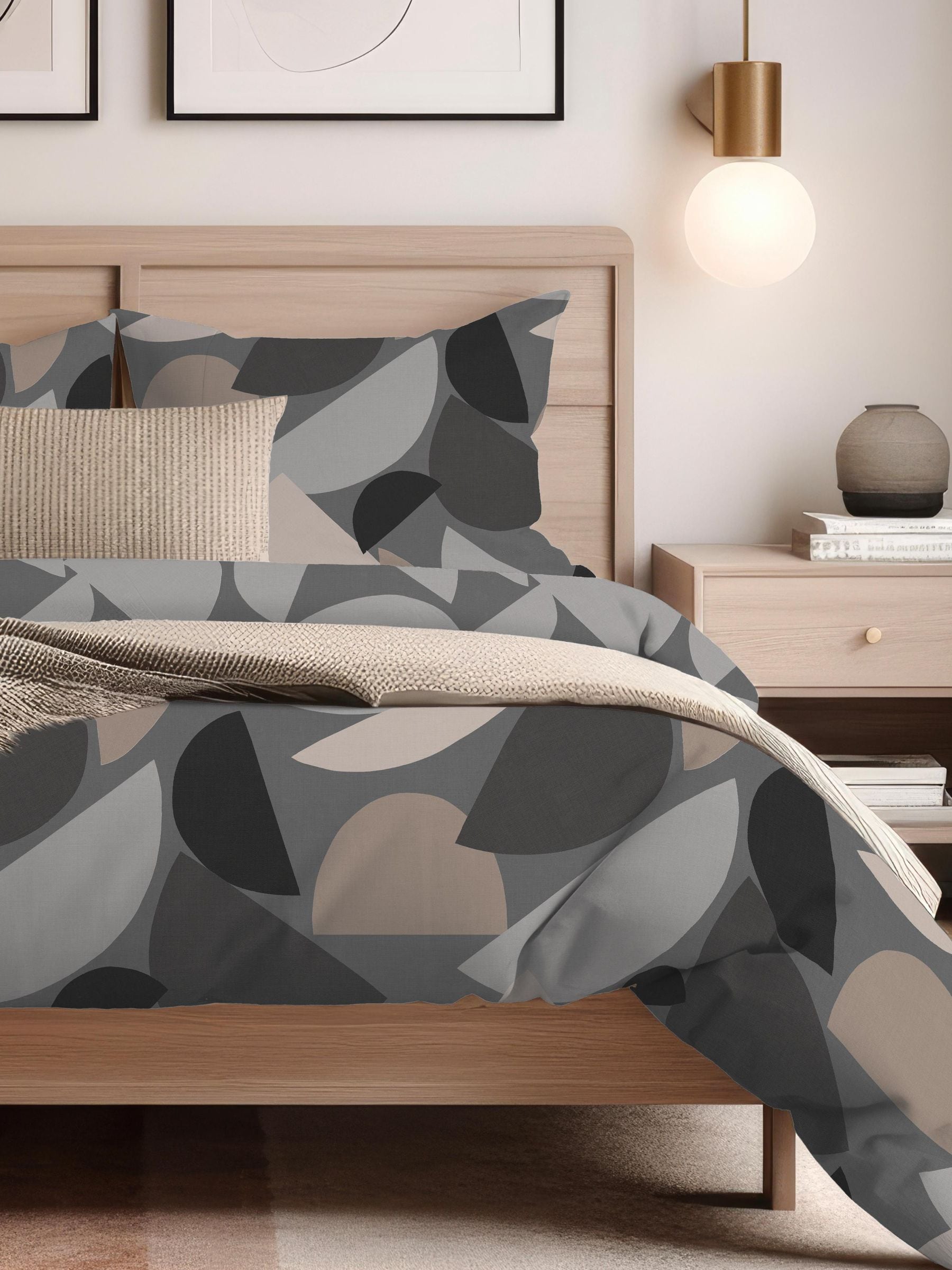 Copenhagen Home charcoal duvet cover set - British product