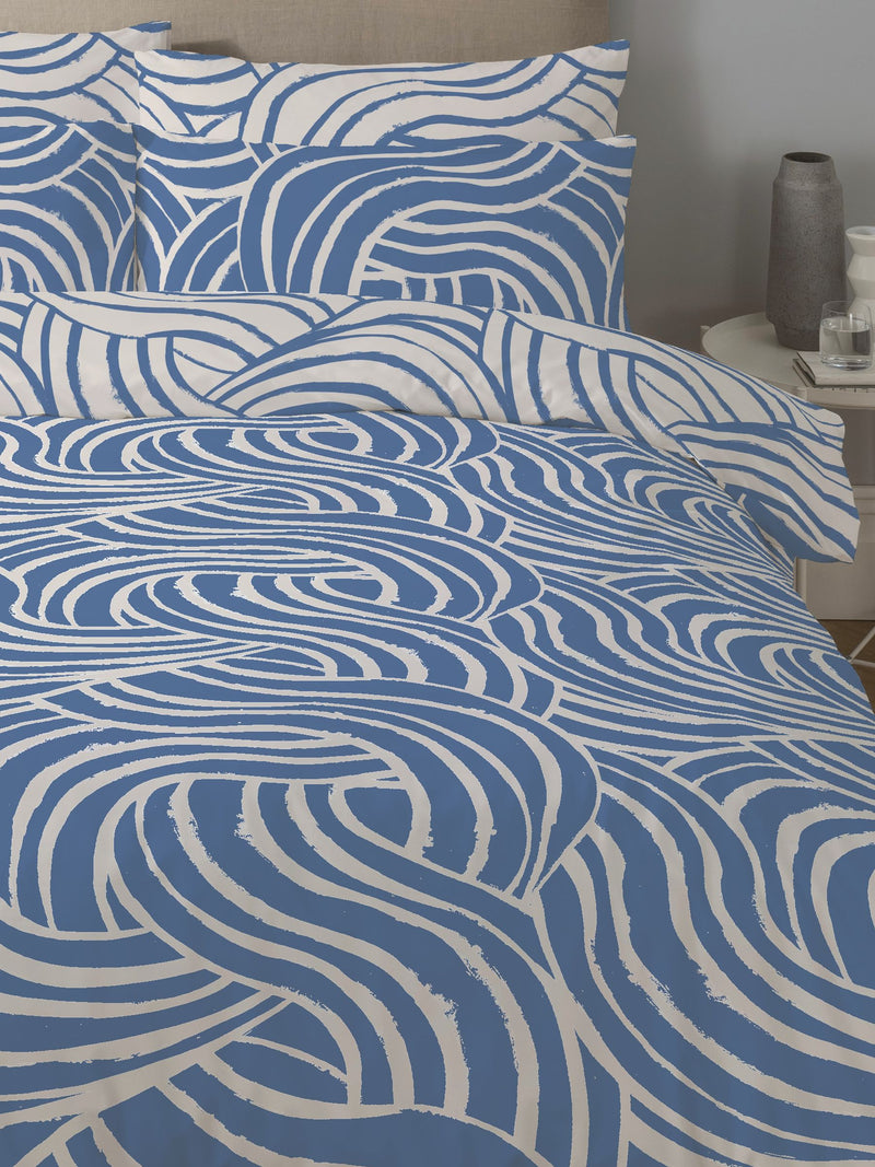 Copenhagen Home Blue Sofia duvet cover set - British product