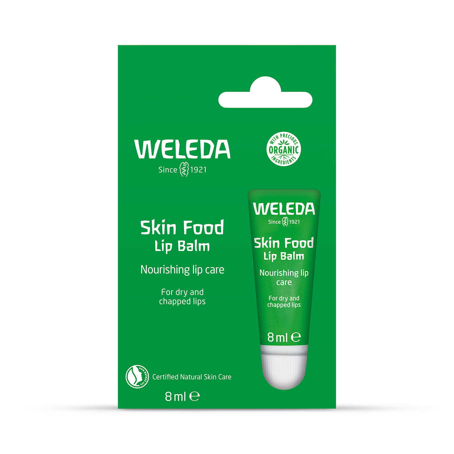 Weleda Skin Food Lip Balm 8ml tube (British brand)