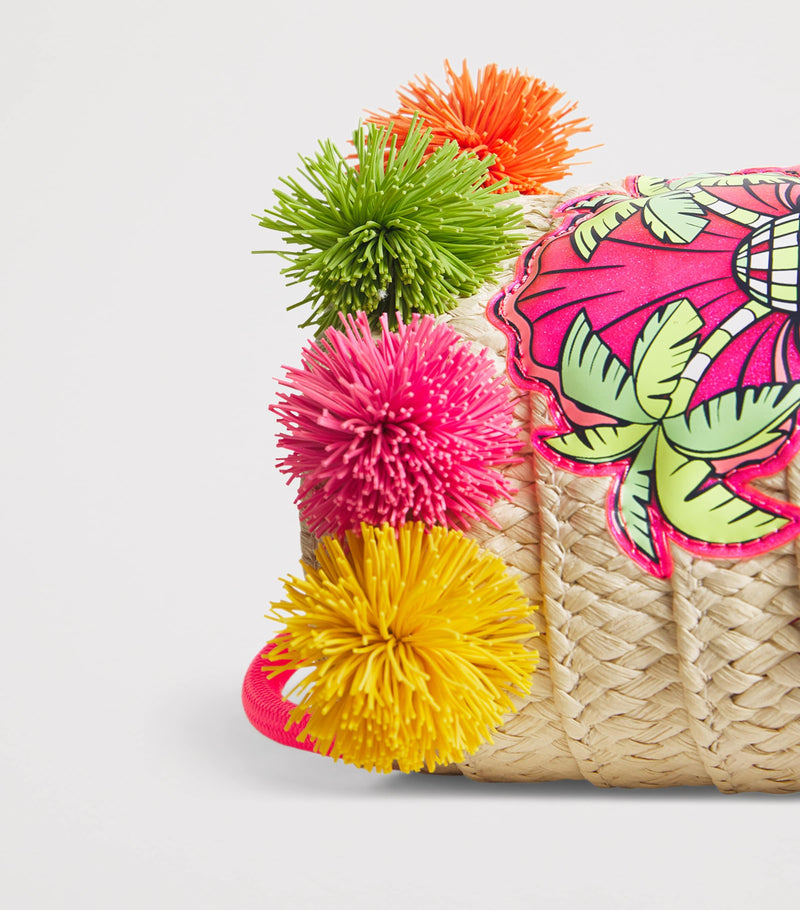 Billieblush Woven Palm Tree Cross-Body Bag