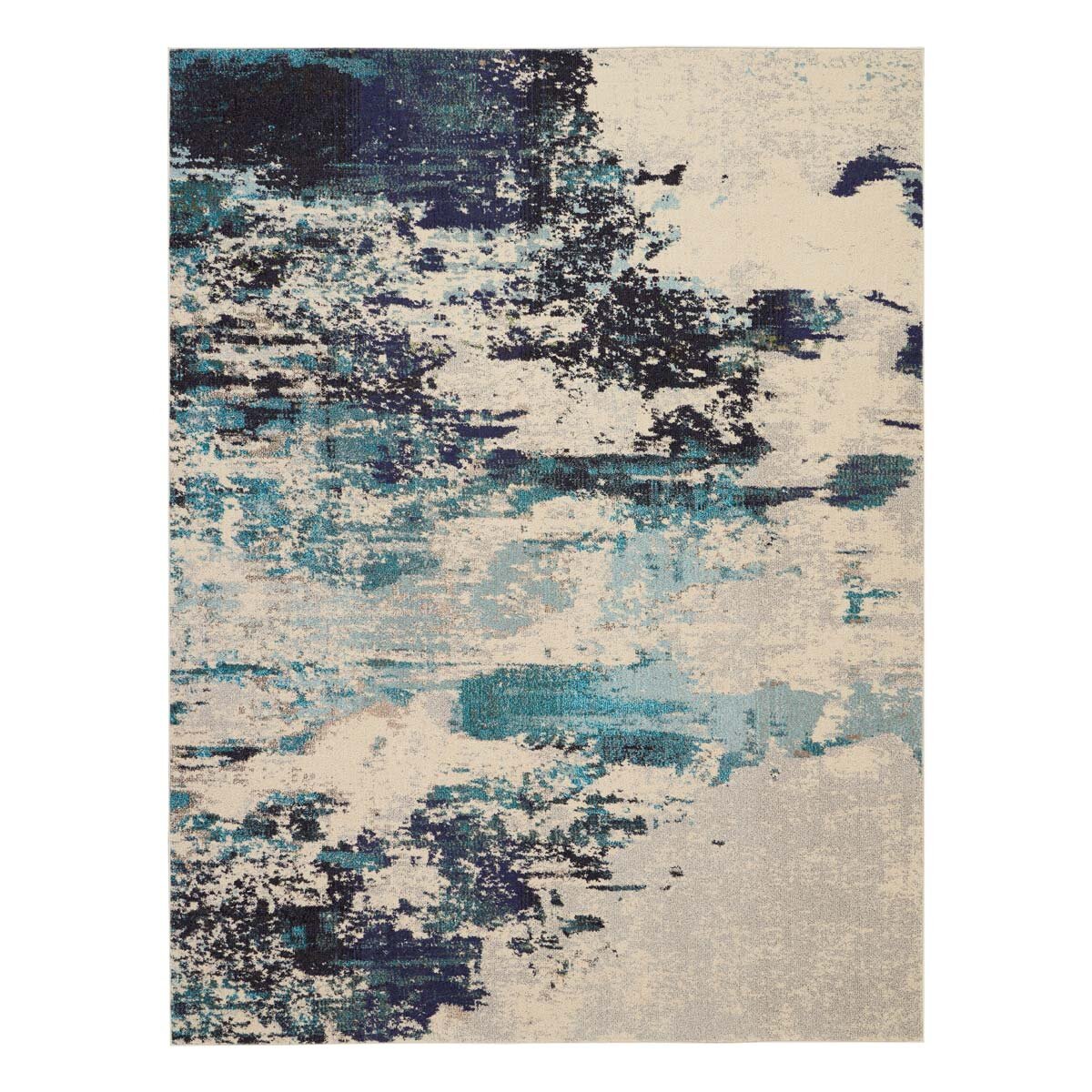 Nourison Celestial Ivory Blue Area Rug - British product
