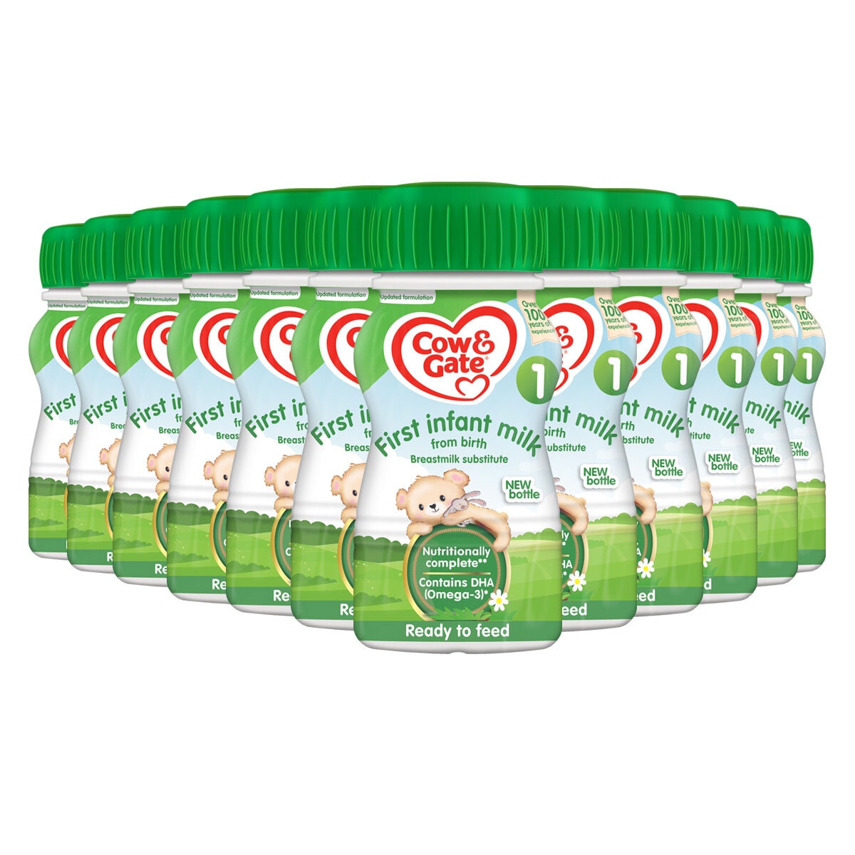 Cow & Gate 1st Milk Ready To Drink infant formula 12 x 200ml - British product