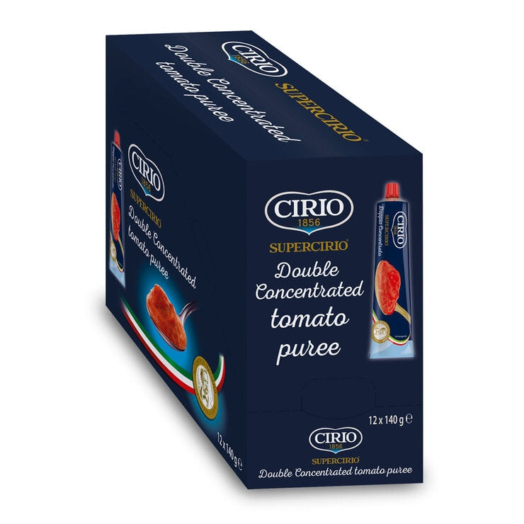 Cirio Tomato Puree Tube 12 x 140g - British product
