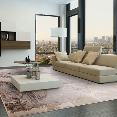 Asiatic Aurora Etch Rug Grey Abstract Rug Medium