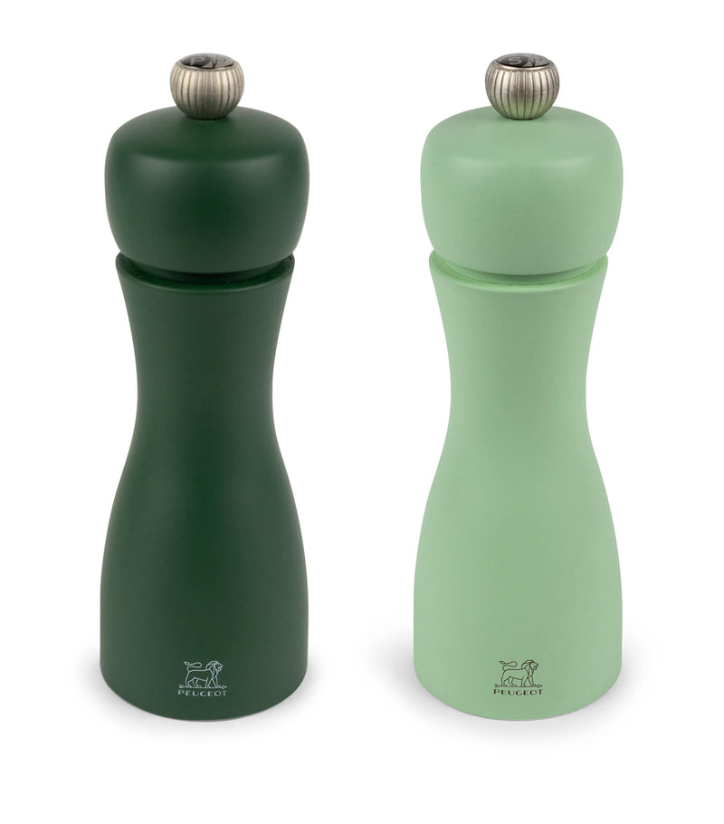 Peugeot Tahiti salt and pepper mill set, imported from the UK