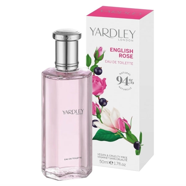 Yardley London Fragrant Rose Eau de Toilette 50ml (British brand)