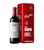 Penfolds red wine FWT 585 Cabernet Merlot Petit Verdot 2021 75cl, imported from the UK