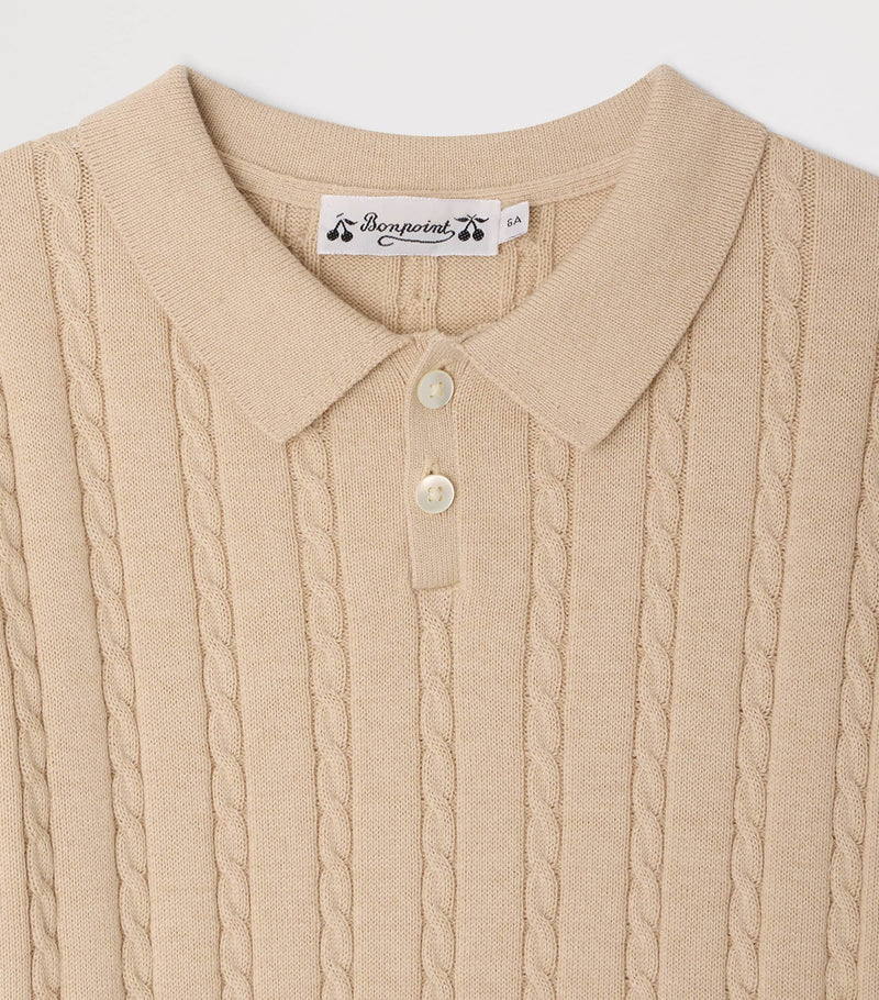 Bonpoint cotton-cashmere polo shirt 10-14 years - British product