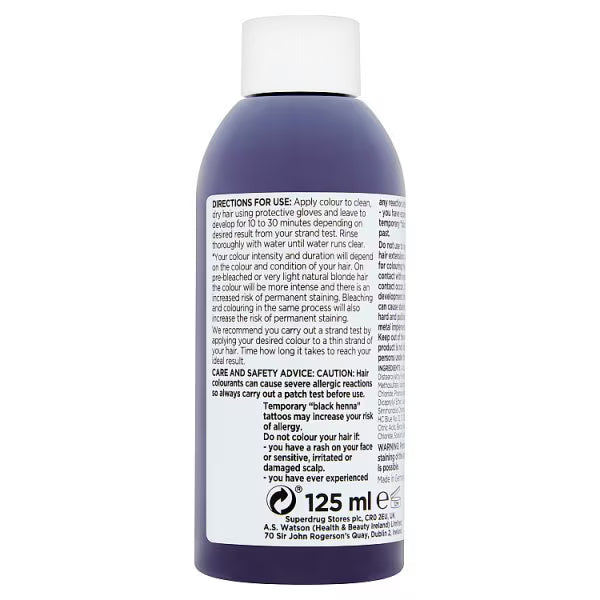 Pick & Mix Hair Dye Lavender 125ml, imported from the UK