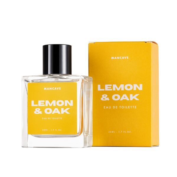ManCave Lemon & Oak EDT Spray 50ml, imported from the UK
