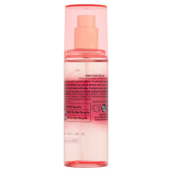 No. 21 Body Mist Red Fruits 50ml, imported from the UK