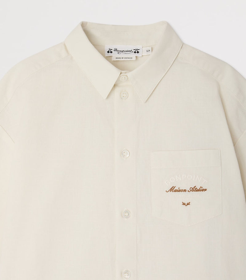 Bonpoint children's cotton shirt for ages 10-14 years - British product