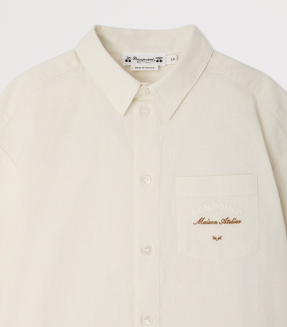 Bonpoint children's cotton shirt for ages 10-14 years - British product
