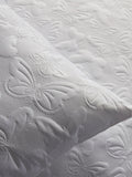 Serene White Butterfly Garden duvet cover set (British brand)