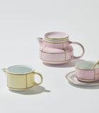 GINORI 1735 Giallo yellow porcelain milk jug with 300ml capacity, UK version