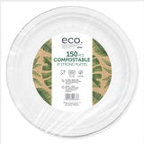 Jena Eco Compostable Strong Plates 150 pack, UK version