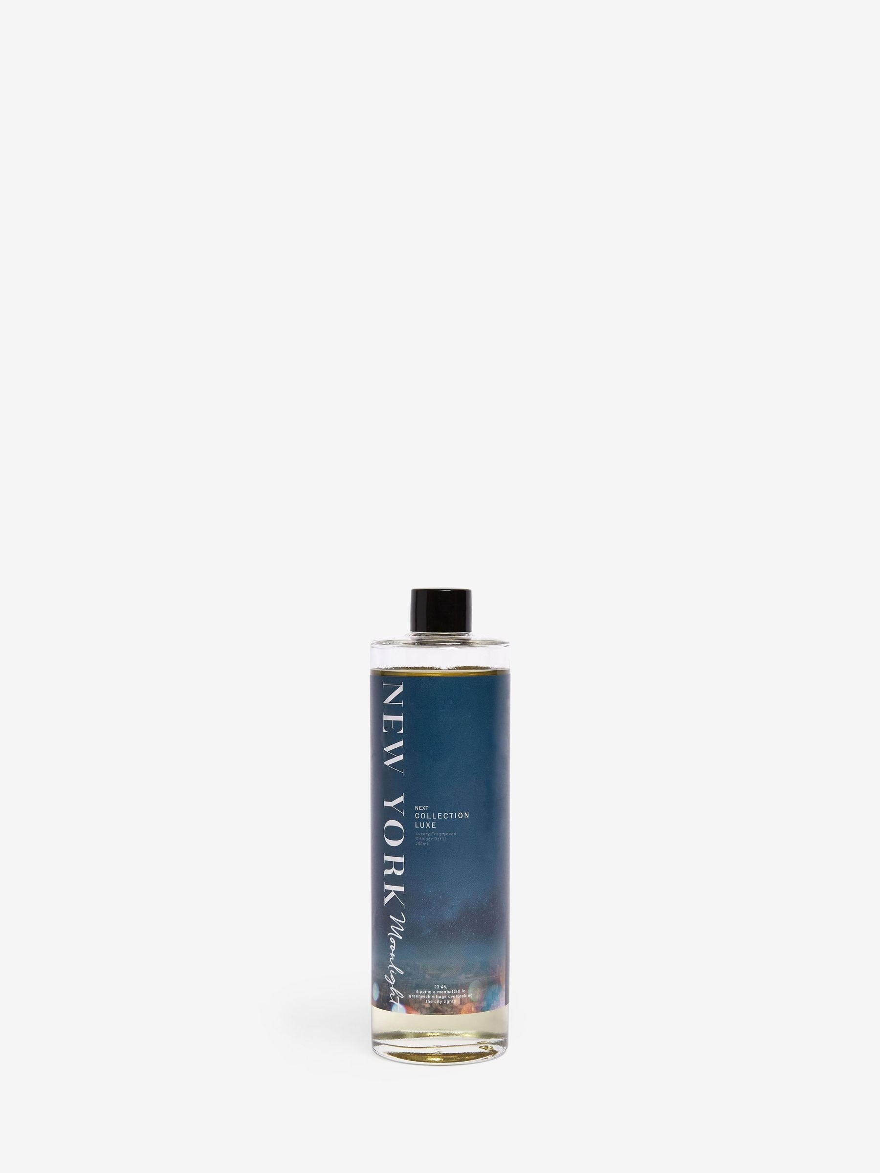 Collection Luxe New York Moonlight Amber Jasmine reed diffuser refill 200ml - British product