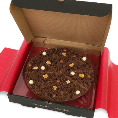 Gourmet Chocolate Pizza Co. Heavenly Honeycomb Chocolate Pizza Gift Box