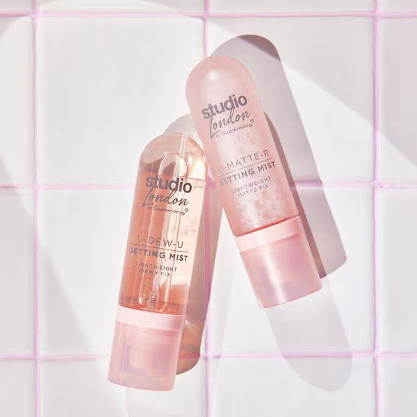 Studio London setting spray dewy finish (British brand)
