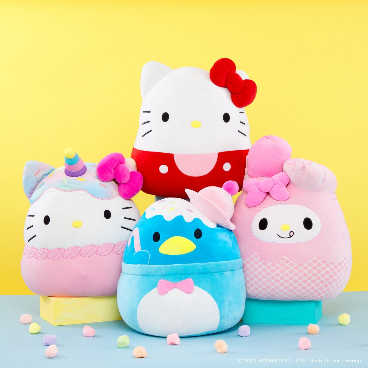 Squishmallows Hello Kitty Tuxedo Sam 20 plush toy (British brand)