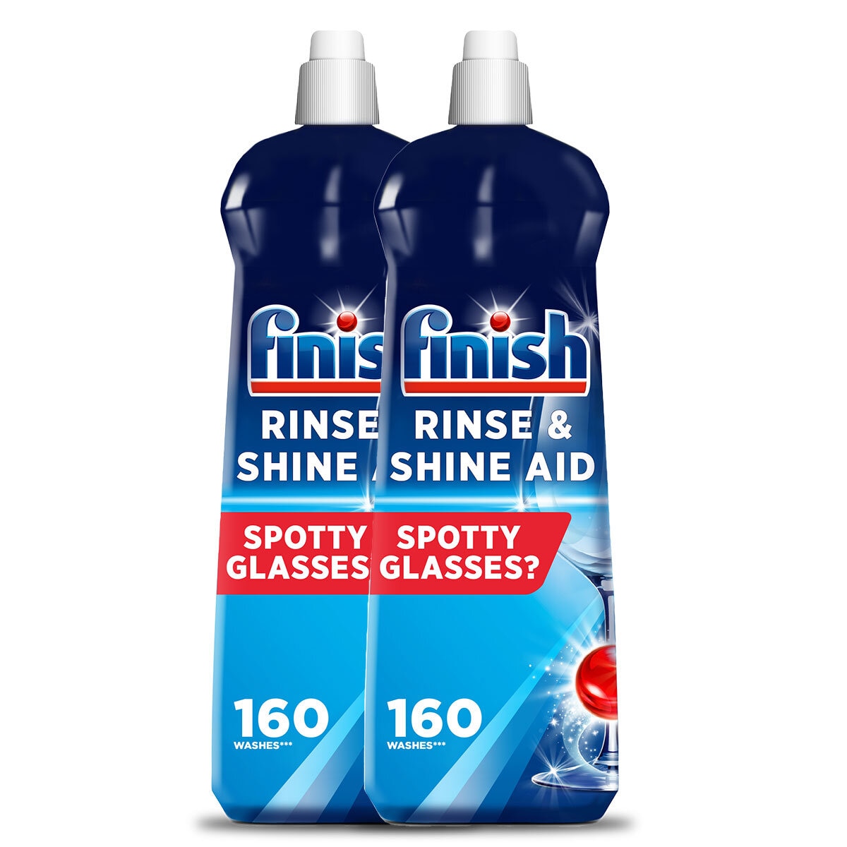 Finish dishwasher rinse aid 2 x 800ml - British product