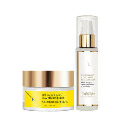 ErthSkin Hydro-Collagen Anti-Aging Protection Kit SPF 50 + Serum
