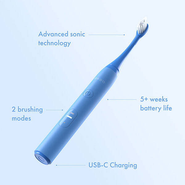Ordo Sonic Lite Electric Toothbrush Ocean, imported from the UK