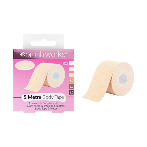 Brushworks body tape shade 1.0 vanilla 5m - British product
