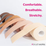Brushworks body tape shade 1.0 vanilla 5m - British product