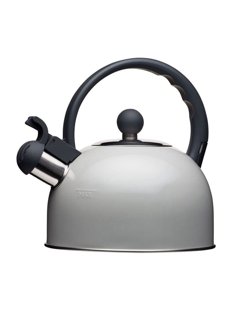 Kitchencraft Grey Living Nostalgia whistling kettle, UK version