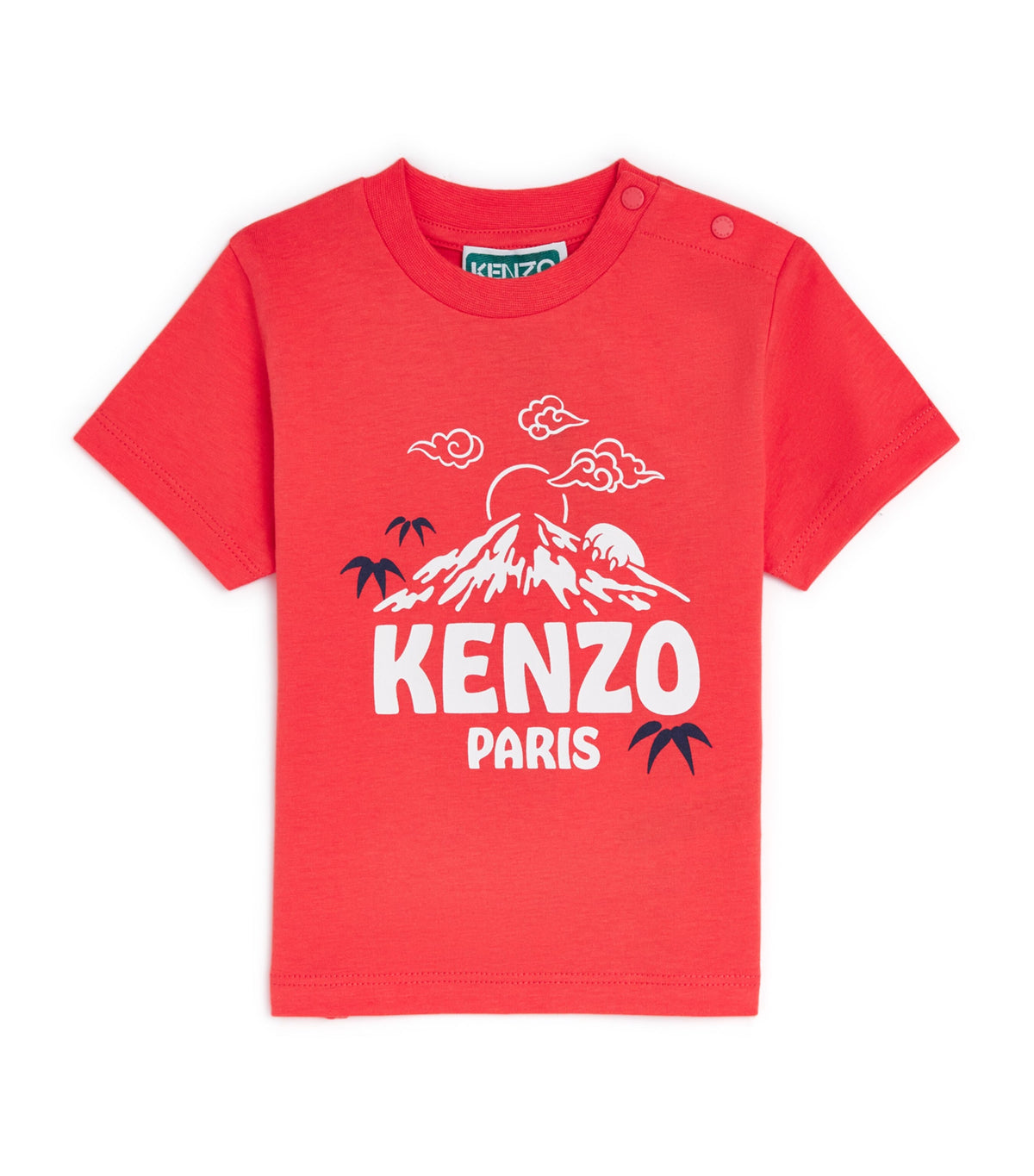 Kenzo Kids Cotton Mountain Graphic T-Shirt (6 Months-4 Years)