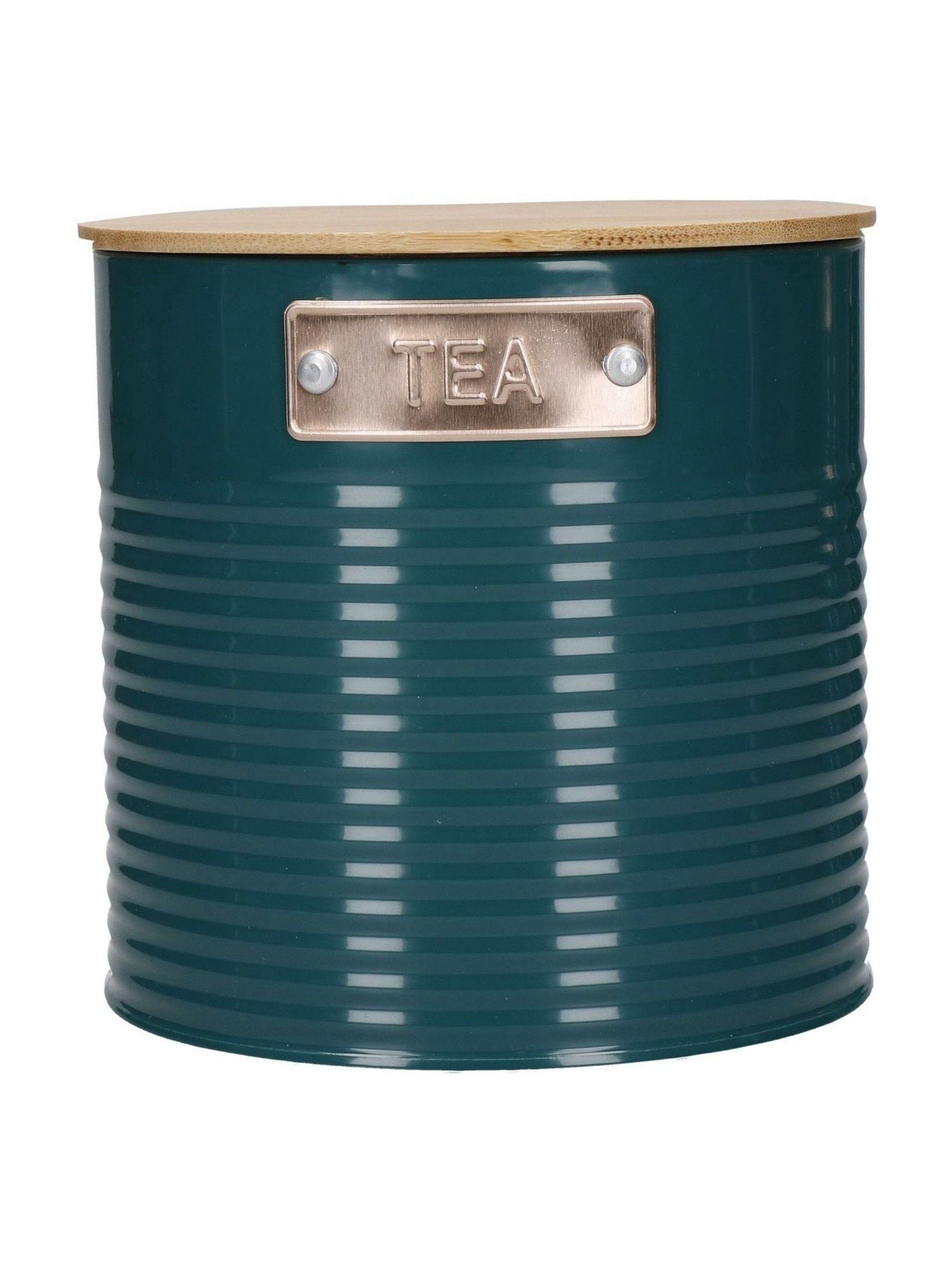 Kitchencraft Teal 3-piece storage canister set, UK version
