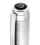 S.T. Dupont Eternity XL rollerball pen with textured guilloche barrel, 16cm height (British brand)