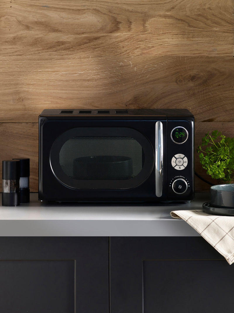 Black Digital microwave oven 20L - British product